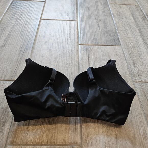 Victorias Secret Very Sexy Push Up Bra Women 34D Black Lace Underwire Date Night - Picture 4 of 10